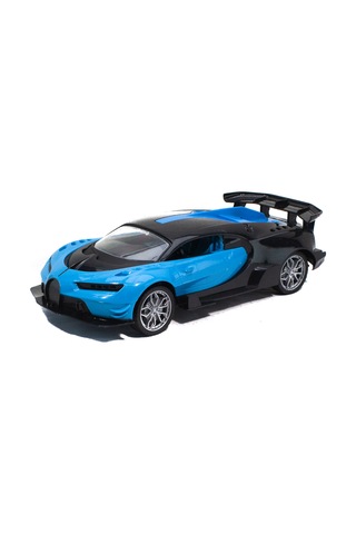 1:16 Ölçek Uzaktan Kumandalı Bugatti Chiron Işıklı Şarjlı Mavi