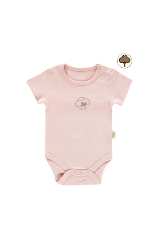 Civil Baby Bebek Organik Çıtçıtlı Badi 0-18 Ay Pembe 14330R022SS1-2 Pembe