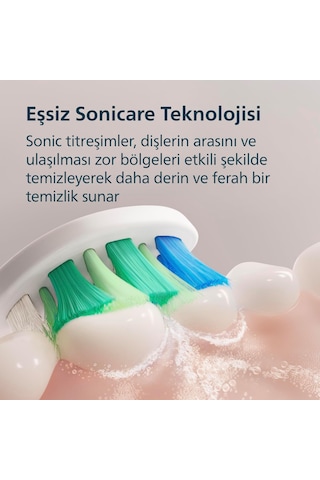 Türk Philips Sonicare 2100 Sonic Şarjlı Diş Fırçası, 3 Kat Plak T