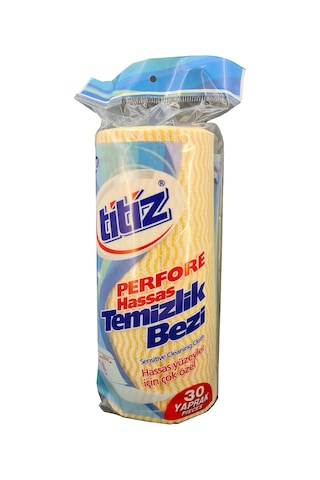 Titiz Perforeli Hassas Temizlik Bezi 30'lu 10 M