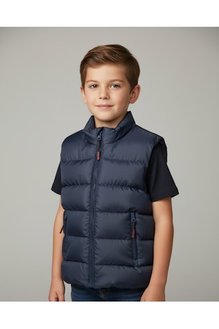Siyah Erkek Çocuk Şişme Yelek Siyah