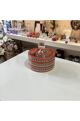 Dekoratif Renkli Küp 15 Cm