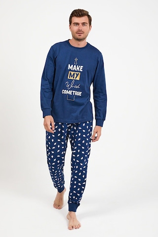 Rolypoly Roly Poly 2996 Pure Love Little Sweet Erkek Uzun Kol Pijama Takım İndigo