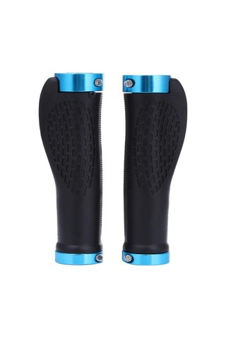 Ranyeek Mountain Bisiklet Alüminyum Kilitleme El Koruması, Lastik Anti Kayma Tutamak, Sarı Çift, Dayanıklı Parça Sarı