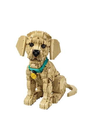 LEGO® Icons Yavru Golden Retriever 11384 - Yetişkinler için Dekoratif Hayvan Figürü Yapım Seti (2102 Parça)