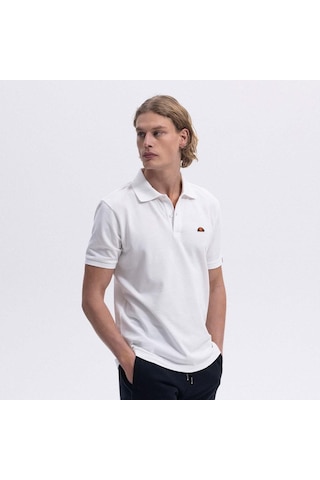 Ellesse Em460-of Polo Yaka Erkek T-shirt - Kırık Beyaz Kırık Beyaz