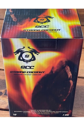 Scc Strong Coconut Nargile Kömürü 1 KG 72 Adet