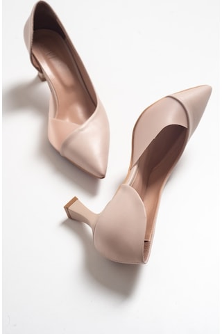 Luvishoes 353 Topuklu Kadın Ayakkabı - Ten Rengi
