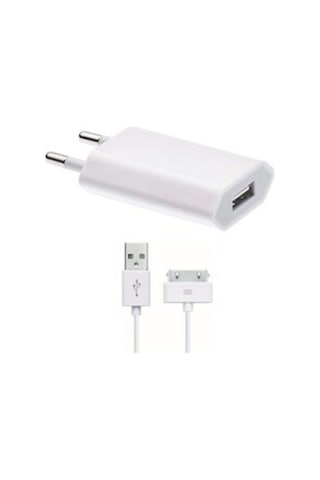 Iphone 4/4s Uyumlu Şarj Aleti Ve Data Kablosu