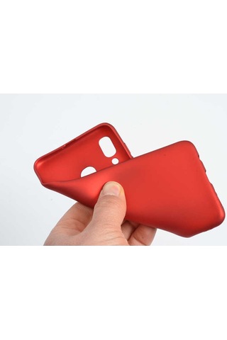 Samsung Uyumlu Galaxy A30 Kılıf Zore Premier Silikon Kapak-Siyah