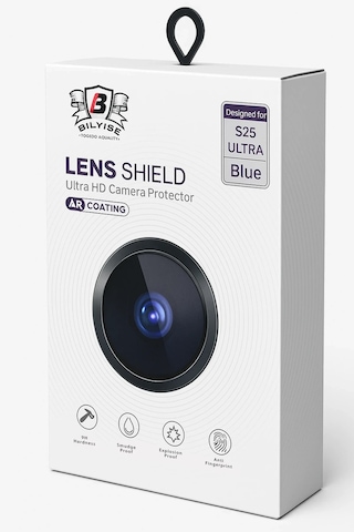 Mey İthalat Samsung Uyumlu Galaxy S25 Ultra Bilvis Titan Kamera Lens - Lacivert