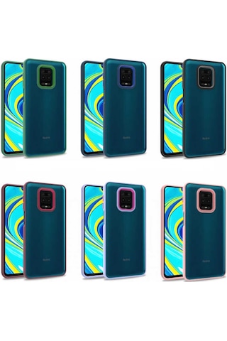 Xiaomi Redmi Note 9s Kılıf Zore Flora Kapak Lila