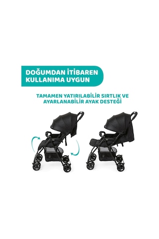 Ohlala 3 Bebek Arabası Grey Mist
