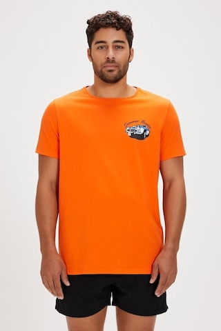 Bad Bear Dustın T-shırt Orange Erkek Tişört Turuncu S-xxl 001