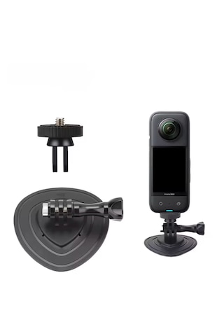 Aksiyon Kamera Yapıs Kanlı Esnek Montaj Aparatı Insta360 X5/x4/ace Pro 2/osmo/ Pocket 3/4 /action 5/ Gopro 13 Siyah