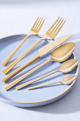 Acar Lara 72 Parça Gold Çatal Kaşık Bıçak Takımı Gold