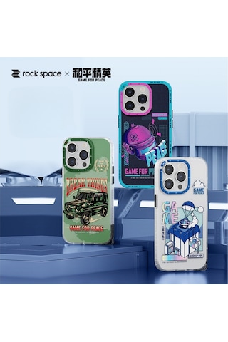 Rock Space Apple Uyumlu iPhone 14 Plus Peace Elite Serisi Kılıf Mor Mor