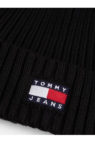 Tommy Hilfiger Erkek Marka Logolu Günlük Kullanıma Uygun Siyah Bere Am0am13669 Bds