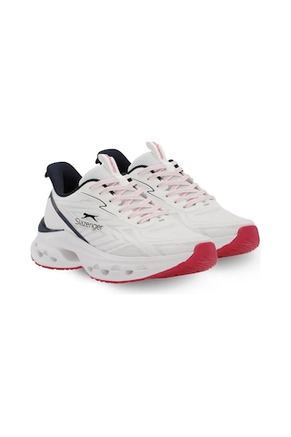 Slazenger Willow Premium Seri İthl Beyaz Laci Kırmızı Sneaker Günlük Spor Ayakkabı Beyaz - Lacivert - Kırmızı
