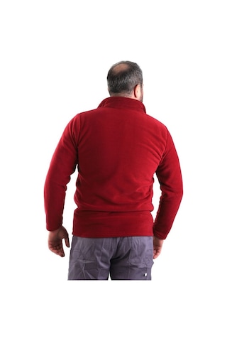 Eser - Fermuarlı Polar Mont - Bordo