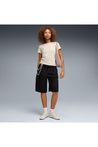Puma Essentials Script Kadın Krem Tişört 691760-87