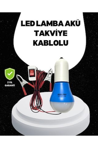 Kargo Araç Akü Bağlantılı 12v Led Ampul Pratik Işık Çözümü Najmaddin