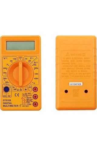 Dijital Ölçü Aleti Dt - 830d Multimetre Avometre