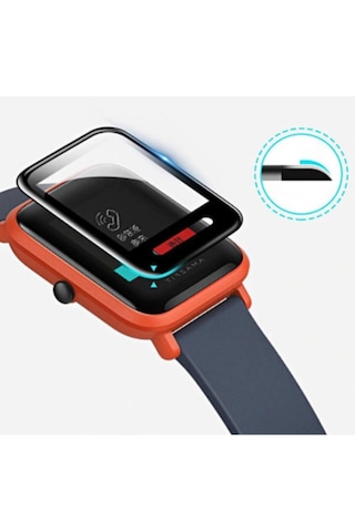Huami Amazfit Bip 3D Cam Full Ekran Koruyucu