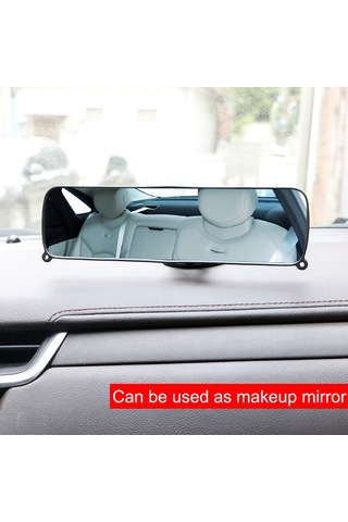 Qingmipy Geniş Görüşlü Yüksek Kaliteli Anti-parmaklı Cam Sürekli Aracı Gözetleme Aynası Mavi, Plastik