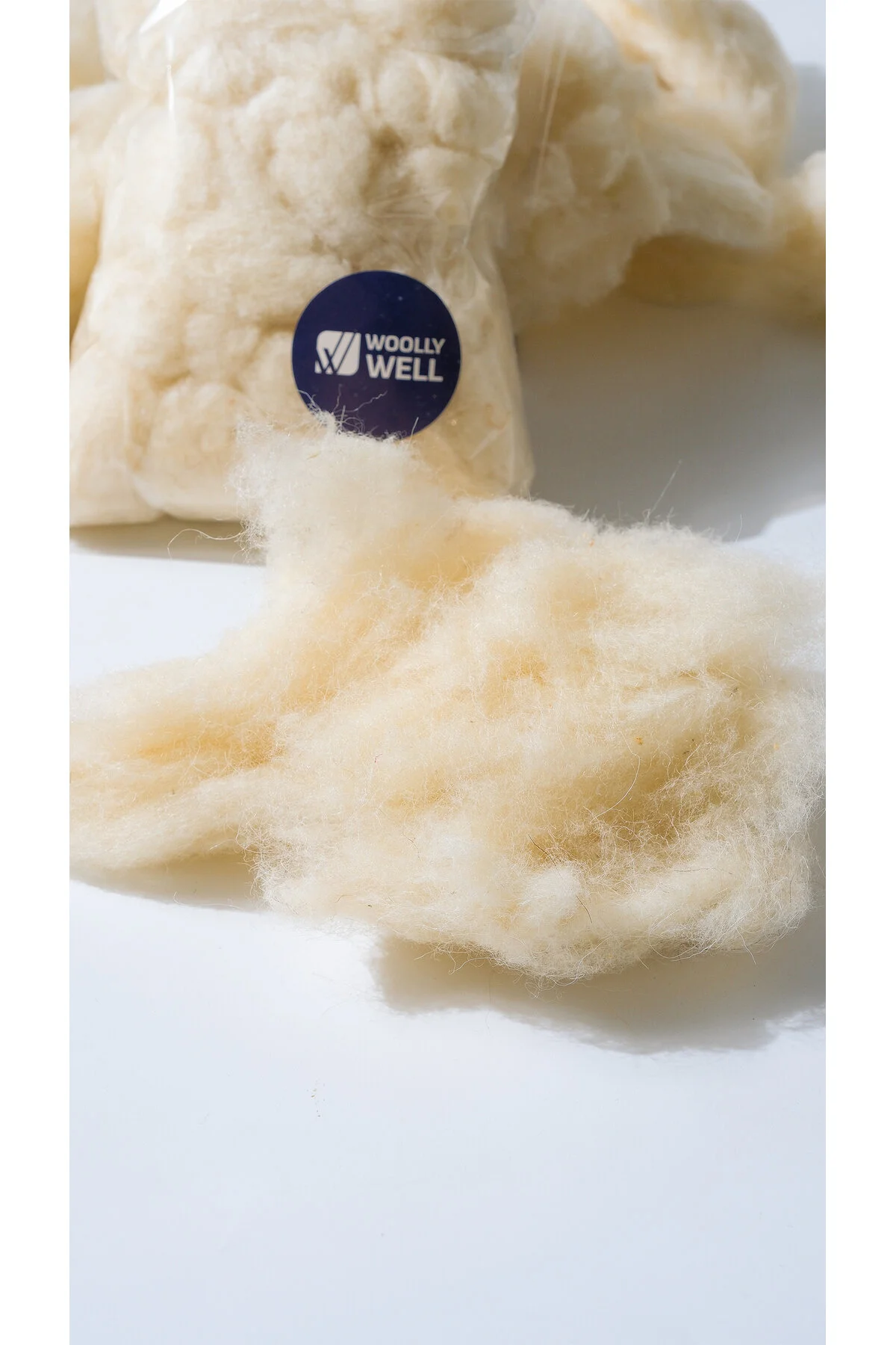 Taranmış Doğal Merinos Koyun Yünü - 100 Gr - 1 Taranmış Doğal Merinos Koyun Yünü - 100 Gr
