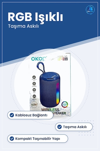 Bluetooth Hoparlör Küçük Boy Ses Bombası Kablosuz Taşınabilir Rgb