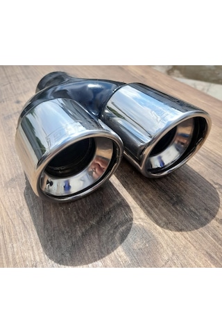 76 LIK ÇİFTLİ KROM İÇİ DOLU SOL ÇIKIŞLI 76 MM ÇİFTLİ KROM SOL