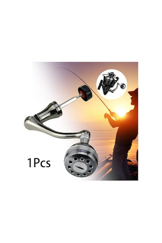 Suntek Olta Makarası Kolu Kavrama Yedek Parça Metal Gümüş-l