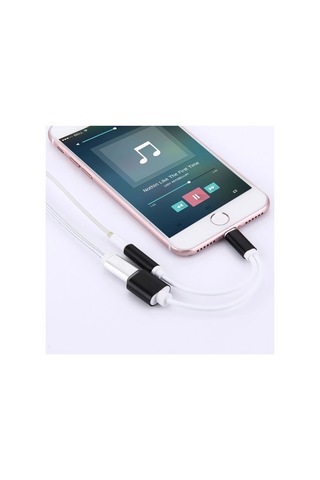 Apple Uyumlu iPhone 14-13-12-11 3.5mm Kulaklık Ve Şarj Dönüştürücü- 5775 - Karbul2347-2578 Rose Gold