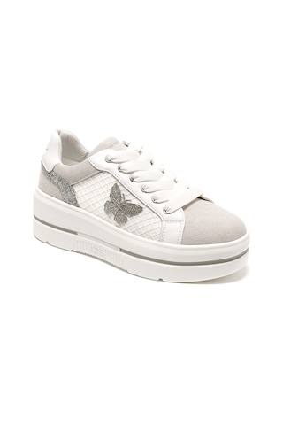 Sneaker Günlük Kadın Diğer 185552dm Donna Serena 5552dm White Silver Beyaz