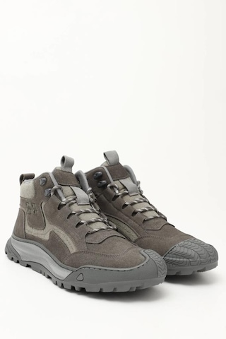 Pepita 130 İthal Taban Bilek Boy Erkek Deri Bot Gri