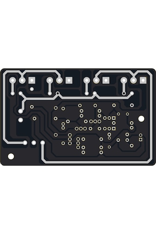 200 Watt Tek Kanal Mono Amfi Devre Kartı 2sc5200-2sa1943
