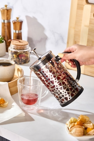 Karaca Nico French Press 1000 Ml Gümüş