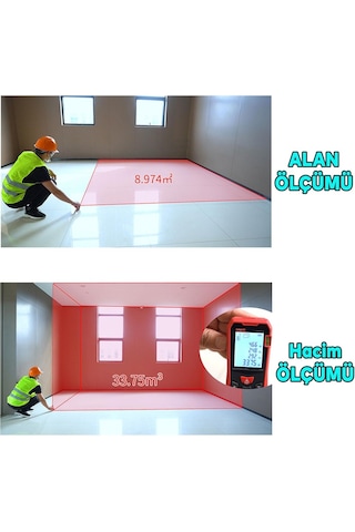 Helm50a Unı-t Lazer Mesafe Ölçer 50 Mt