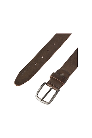 Jack & Jones Erkek Kemer Paul Ather Belt Noos-31854 Kahverengi
