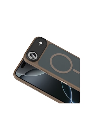 Apple Uyumlu iPhone 12 Pro Max Kılıf Magsafe Özellikli Ve Şerit Renkli Premium Tpu Silikon Kapak Ryc/flet Mavi