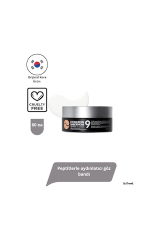 Medipeel Hyaluron Dark Benone Peptide 9 Ampoule Eye 60 Adet Peptitlerle Aydınlatıcı Göz Bandı M0086