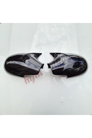 Peugeot 206 Batman Ayna Kapak Piano Black - M4 Model Parlak Siyah