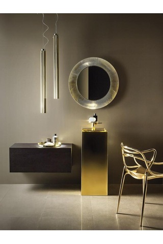 Masters Metallic Sandalye, Philippe Starck Tasarımı, Red Dot Ve Good Design Ödüllü Altın