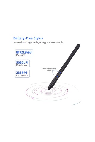 Vinsa VIN1060 Plus T608 Grafik Çizimiyle Uyumlu Kalem Sytlus