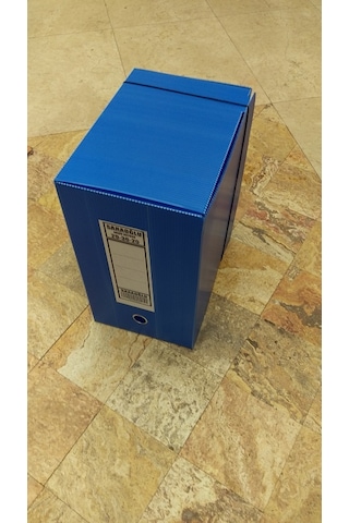 Saraoğlu Arşiv ve Proje Kutusu 29 x 36 x 20 CM Mavi 15 Adet