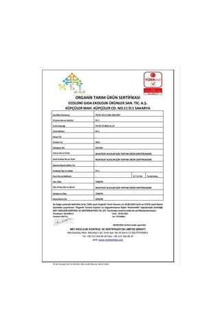 Organik Karışık Sebzeli Bakliyat Unlu Linguine Mak 200gr