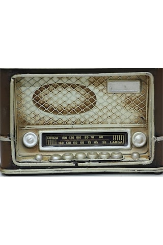 Dekoratif Metal Radyo C1320 1 Ad