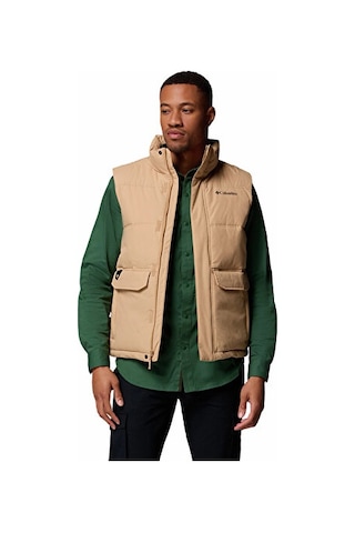 Columbia Landroamer Puffer Vest Erkek Outdoor Yeleği 2134281262 Kahverengi Kahverengi