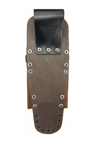 Hakiki Deri Ca101 Elektrikçi Teknisyen Bel Çantası Süet Taba